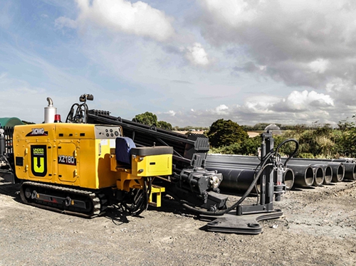 徐工(gōng)水平定向(xiàng)鑽機新西(xi)蘭奧克蘭(lán)光纜鋪設(she)